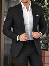 Load image into Gallery viewer, Men's Two-piece Business Suit Elegant Banquet Gown Slim-Fit Fashionable Suit And Trousers +