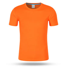 Load image into Gallery viewer, Outdoor Round Neck Solid Color Group Clothes Advertising Shirt Short Sleeve T-shirt +