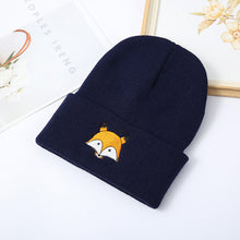 Load image into Gallery viewer, Men And Women Fashion Versatile Fox Embroidery Knitted Hat +
