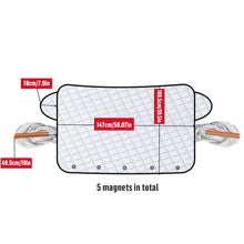 Load image into Gallery viewer, Universal Car Windshield Snow Cover Magnetic Winter Ice Frost Guard Protector +