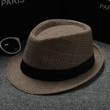 Load image into Gallery viewer, British Houndstooth European And American Sun Hats For Men +