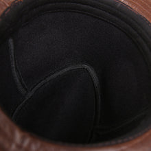 Load image into Gallery viewer, Men's And Women's Cowhide Hats With Big Eaves On The Street +