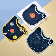Load image into Gallery viewer, Simple Cartoon Printed Cotton Waterproof Baby Bib +