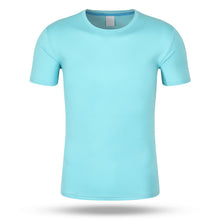 Load image into Gallery viewer, Outdoor Round Neck Solid Color Group Clothes Advertising Shirt Short Sleeve T-shirt +