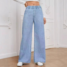 Load image into Gallery viewer, Wide Leg Jeans Straight Fashion Casual Straight Pants Women's Comfortable Street Style Trousers +