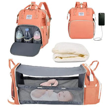 Load image into Gallery viewer, Portable Baby Bed Foldable Baby Backpack +