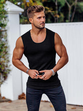Load image into Gallery viewer, Men's Casual Slim Vest Men's Sleeveless Wide Shoulder Vest +