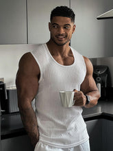 Load image into Gallery viewer, Men's Casual Slim Vest Men's Sleeveless Wide Shoulder Vest +