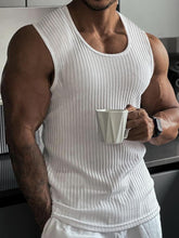 Load image into Gallery viewer, Men's Casual Slim Vest Men's Sleeveless Wide Shoulder Vest +