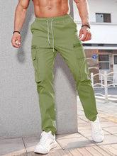 Load image into Gallery viewer, Men's New Fashionable Casual Sports Zipper Decorative Overalls Cargo Pants +