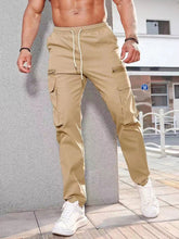 Load image into Gallery viewer, Men's New Fashionable Casual Sports Zipper Decorative Overalls Cargo Pants +