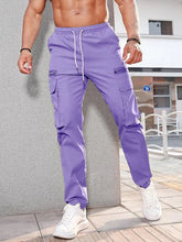 Load image into Gallery viewer, Men's New Fashionable Casual Sports Zipper Decorative Overalls Cargo Pants +