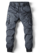 Load image into Gallery viewer, Men's Casual Solid Color Cargo Pants +