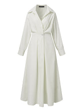 Load image into Gallery viewer, Women's Solid Color Elegant Shirt Dress +