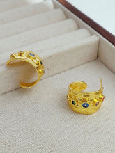 Load image into Gallery viewer, Women's New Fashion Colorful Zircon Earrings +