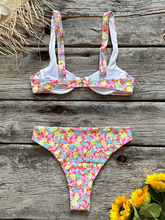 Load image into Gallery viewer, Women's New Sexy Low Waist Printed Beach Bikini Set +
