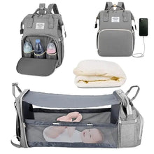 Load image into Gallery viewer, Portable Baby Bed Foldable Baby Backpack +
