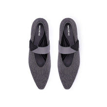 Load image into Gallery viewer, Pointed Toe Knit Pumps – French Chic Block Heel Shoes