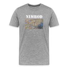 Load image into Gallery viewer, Nimerod Men's Premium King T-Shirt - heather gray