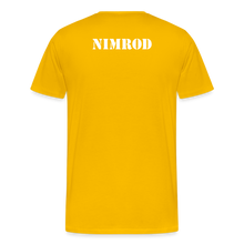 Load image into Gallery viewer, Nimerod Men's Premium King T-Shirt - sun yellow