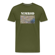 Load image into Gallery viewer, Nimerod Men's Premium King T-Shirt - olive green
