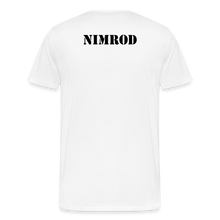 Load image into Gallery viewer, Nimrod Men's Premium King T-Shirt - white