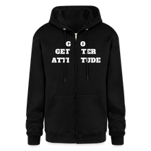 Load image into Gallery viewer, Go Getter Attitude Champion Unisex Full Zip Hoodie - black