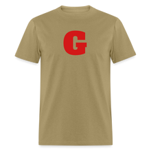 Load image into Gallery viewer, G Unisex Classic T-Shirt - khaki
