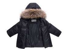 Load image into Gallery viewer, Children's Sling Down Jacket Winter Coat for Little Girls (+)