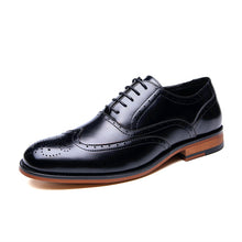 Load image into Gallery viewer, Oxford Shoes Formal Leather Shoes - Carved Brogue Men's Shoes +