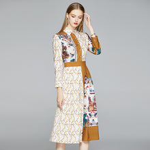 Load image into Gallery viewer, Luxury Women Positioning Printed Dress Classy Fashion Dress +