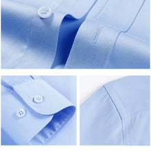 Load image into Gallery viewer, Cotton Blend Men's Shirt - Long Sleeve Professional Business Shirt +