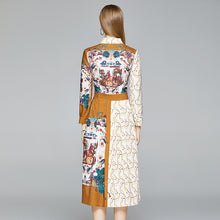 Load image into Gallery viewer, Luxury Women Positioning Printed Dress Classy Fashion Dress +