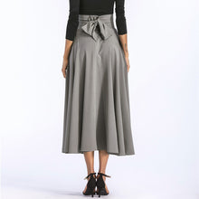 Load image into Gallery viewer, Long A-line Skirt Belly Pressure High Waist Skirt Mid-calf Evening Skirt +