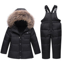 Load image into Gallery viewer, Children's Sling Down Jacket Winter Coat for Little Girls (+)
