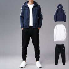 Load image into Gallery viewer, Casual Sports Trend Men's Set - Long-Sleeved Hoodie Trousers for Men +