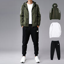 Load image into Gallery viewer, Casual Sports Trend Men's Set - Long-Sleeved Hoodie Trousers for Men +