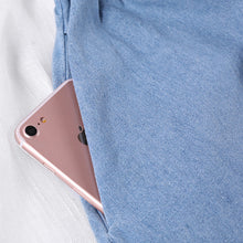 Load image into Gallery viewer, Denim A-line Skirt - Mid-length Skirt Jean - Casual Denim skirt +