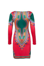 Load image into Gallery viewer, Classic Style Dress - Totem Print Women's Dress - African Design Dress +