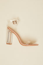 Load image into Gallery viewer, Cape Robbin Living Large Clear Block Heels +