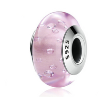 Load image into Gallery viewer, S925 Sterling Silver Bracelet Accessory Glass Beads Charm Bracelet Jewelry +