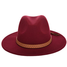 Load image into Gallery viewer, Woolen Jazz Hat Fashion Female Hat Top Hat +
