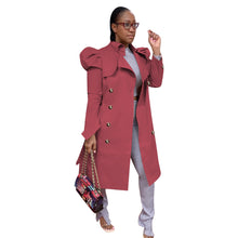 Load image into Gallery viewer, Pure Color All-match Long Trench Coat Women's Clothing +