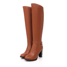 Load image into Gallery viewer, Thick Heel Over The Knee Boots High Heel Women's Boots +