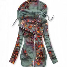 Load image into Gallery viewer, Hooded Sweatshirt for Women - Young Girls Hoodie - Slim-Fit Long Sleeve Sweatshirt With Zipper +