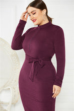 Load image into Gallery viewer, Sexy Big Size Knit Winter Dress Women Bodycon Dress (+)