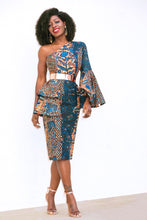 Load image into Gallery viewer, Elegant One-Shoulder Dress Fashionable Evening Dress (+)