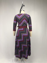 Load image into Gallery viewer, Mid-length Swing Dress Waist Belted Half Sleeve Summer Dress High Waist Light Dress +