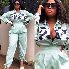 Load image into Gallery viewer, African Plus Size Women's Printed Casual Jumpsuit - Fashion Jumpsuit for Ladies +