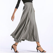 Load image into Gallery viewer, Long A-line Skirt Belly Pressure High Waist Skirt Mid-calf Evening Skirt +